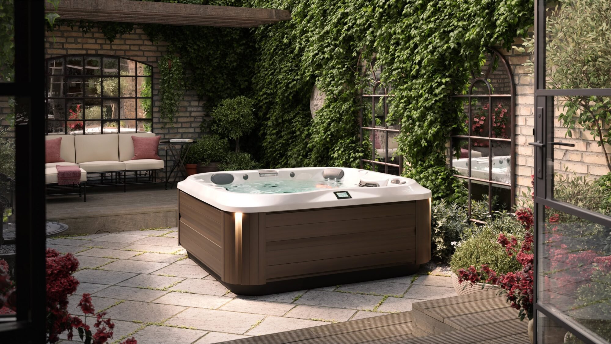 Hot Tub Backyard Installation